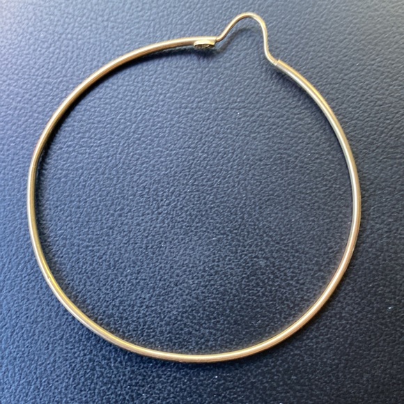 18 k‎ gold hoops - Picture 1 of 3
